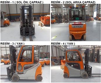 2016 MODEL STİLL MARKA RX20-20 P/H SERİSİ 2 TON TPX 4.70M ASANSÖRLÜ KABİNLİ AKÜLÜ FORKLİFT