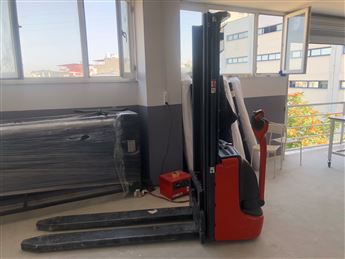 2019 MODEL SIFIR AYARINDA LİNDE MARKA L12 SERİSİ 1.2 TON STD 3.30M ASANSÖRLÜ AKÜLÜ İSTİF MAKİNASI