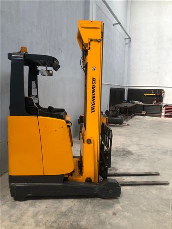 2003 MODEL JUNGHEİNRİCH MARKA ETV214 SERİSİ 1.4 TON TPX 6200 MM ASANSÖRLÜ REACH TRUCK