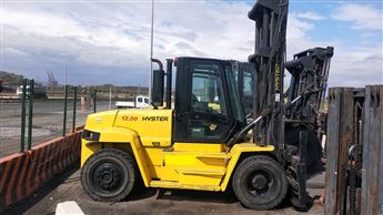 2007 MODEL HYSTER MARKA H12.00XM SERİSİ 12 TON STD 5400 MM ASANSÖRLÜ DİZEL FORKLİFT