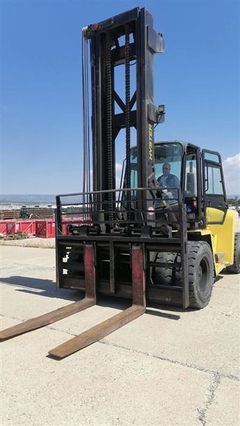 2008 MODEL HYSTER MARKA H16XM-16 SERİSİ 16 TON STD 5M ASANSÖRLÜ DİZEL FORKLİFT