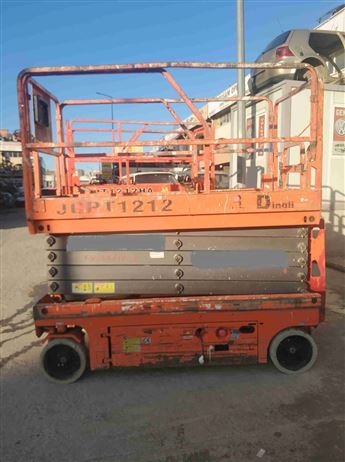 2015 MODEL DİNGHLİ MARKA 1212HD SERİSİ 12M ÇALIŞMA YÜKSEKLİĞİ MAKASLI PLATFORM