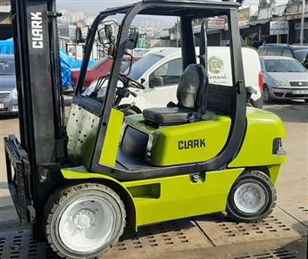 2010 MODEL CLARK MARKA 3 TON JAPON YANMAR MOTOR TPX 4.80M ASANSÖRLÜ DİZEL FORKLİFT