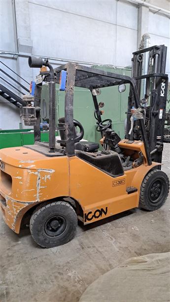 2021 MODEL İCON MARKA ÇİN EURO3 XİNCHAİ MOTOR 3 TON STD 3.30M ASANSÖRLÜ DİZEL FORKLİFT