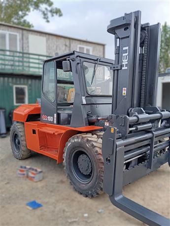 2008 MODEL HELİ MARKA 10 TON ISUZU MOTOR STD 4M ASANSÖRLÜ DİZEL FORKLİFT