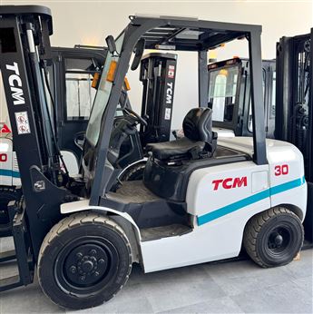2019 MODEL TCM MARKA 3 TON EURO3 NİSSAN QD32MOTOR TPX 4.80M ASANSÖRLÜ DİZEL FORKLİFT