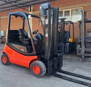 2004 MODEL ALMAN LİNDE MARKA H20D SERİSİ 2 TONLUK STD 3M ASANSÖRLÜ LPG Lİ FORKLİFT