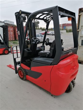 2017 MODEL LİNDE MARKA E16 SERİSİ 1.6 TON TPX 4.60M ASANSÖRLÜ AKÜLÜ FORKLİFT