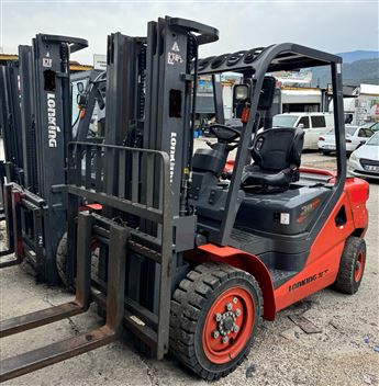 2022 MODEL 3 TON EURO3 ÇİN XİNCHAİ MOTOR TPX 4.50M ASANSÖRLÜ 2.000 SAATTE LONKİNG DİZEL FORKLİFT