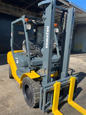 2007 MODEL KOMATSU MARKA FD30 SERİSİ 3 TON STD 3.30M ASANSÖRLÜ DİZEL FORKLİFT