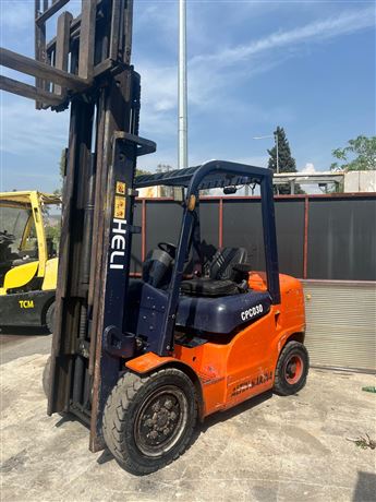 2012 MODEL HELİ MARKA 3 TON JAPON KUBATO MOTOR TPX 4.50M ASANSÖRLÜ DİZEL FORKLİFT
