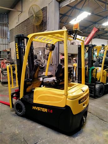2014 MODEL HYSTER MARKA 1.6 TON 3 TEKER TPX 4.5M ASANSÖRLÜ AKÜLÜ FORKLİFT