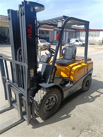 2016 MODEL TEU MARKA 3 TON MİTSUBİSHİ S4S MOTOR TPX 4.5M ASANSÖRLÜ DİZEL FORKLİFT