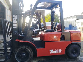 2014 MODEL TAİLİFT MARKA 3.5 TON EURO3 JAPON YANMAR MOTOR STD 3.30M ASANSÖRLÜ DİZEL FORKLİFT