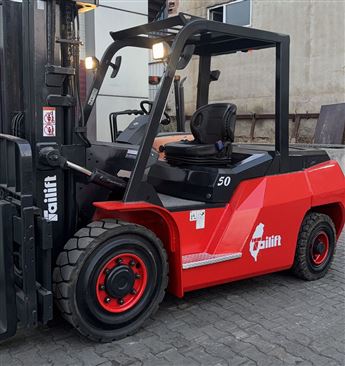 2016 MODEL TAİLİFT MARKA 5 TON EURO3 PERKİNS MOTOR TPX 4.5M ASANSÖRLÜ DİZEL FORKLİFT