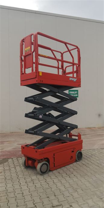 2015 MODEL DİNGHLİ MARKA 10M ÇALIŞMA YÜKSEKLİĞİNDE AKÜLÜ PLATFORM