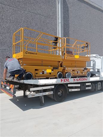 2018 MODEL HAULOTTE MARKA COMPACT 10 SERİSİ 10M ÇALIŞMA YÜKSEKLİĞİNDE AKÜLÜ MAKASLI PLATFORM