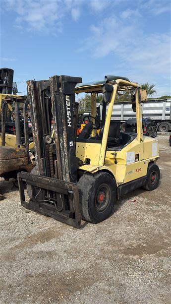 2008 MODEL HYSTER MARKA 5 TONLUK PERKİNS MOTOR TPX 4.5M ASANSÖRLÜ DİZEL FORKLİFT