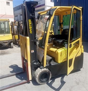 2017 MODEL HYSTER MARKA 2 TON TPX 4.90M ASANSÖRLÜ 3 TEKER AKÜLÜ FORKLİFT