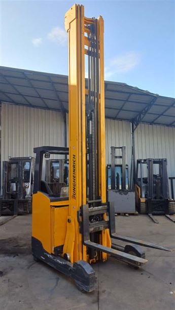 2017 MODEL JUNGHEİNRİCH MARKA ETV216 SERİSİ 1.6 TON TPX 9020 MM ASANSÖRLÜ REACH TRUCK DAR KORİDOR FO