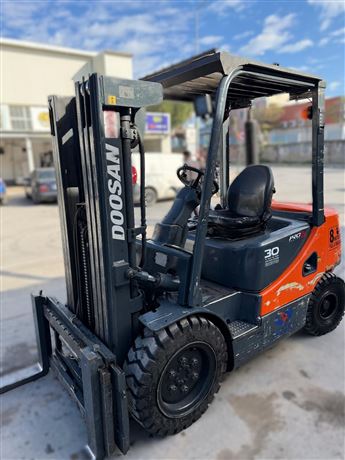 2007 MODEL DAEWOO MARKA 3 TON PRO5 SERİSİ EURO3 CUMMİNS MOTOR TPX 4.5M ASANSÖRLÜ DİZEL FORKLİFT