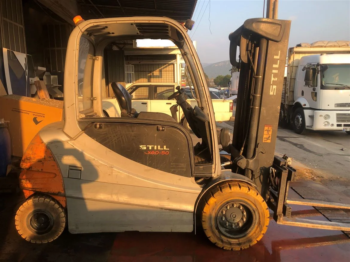 2012 MODEL STİLL MARKA RX60-50 SERİSİ 5 TON TPX 4.20M ASANSÖRLÜ AKÜLÜ FORKLİFT