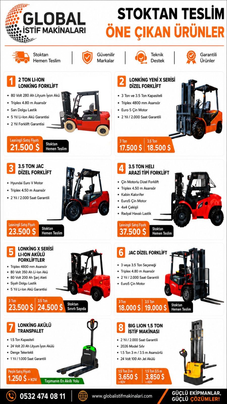 One Cikan Urunler Stoktan Teslim