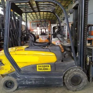 2007 MODEL OM PİMESPO MARKA 3 TON AKÜLÜ FORKLİFT DUBLEKS 4300 MM ASANSÖR