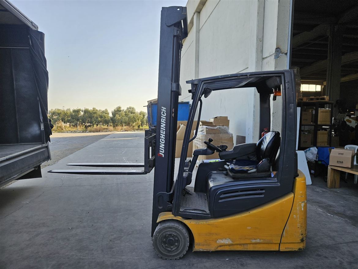 2013 MODEL JUNGHEİNRİCH MARKA 1.6 TON TPX 6.5M ASANSÖRLÜ AKÜLÜ FORKLİFT