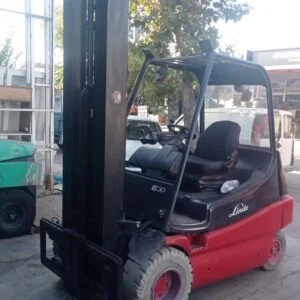 2003 MODEL LİNDE MARKA E30-02 SERİSİ 3 TON TPX 6.5M ASANSÖRLÜ AKÜLÜ FORKLİFT