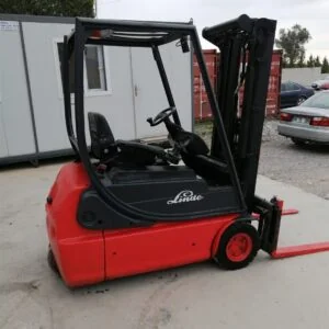 2000 MODEL LİNDE MARKA E16C SERİSİ 1.6 TON TPX 4.60M ASANSÖRLÜ AKÜLÜ FORKLİFT