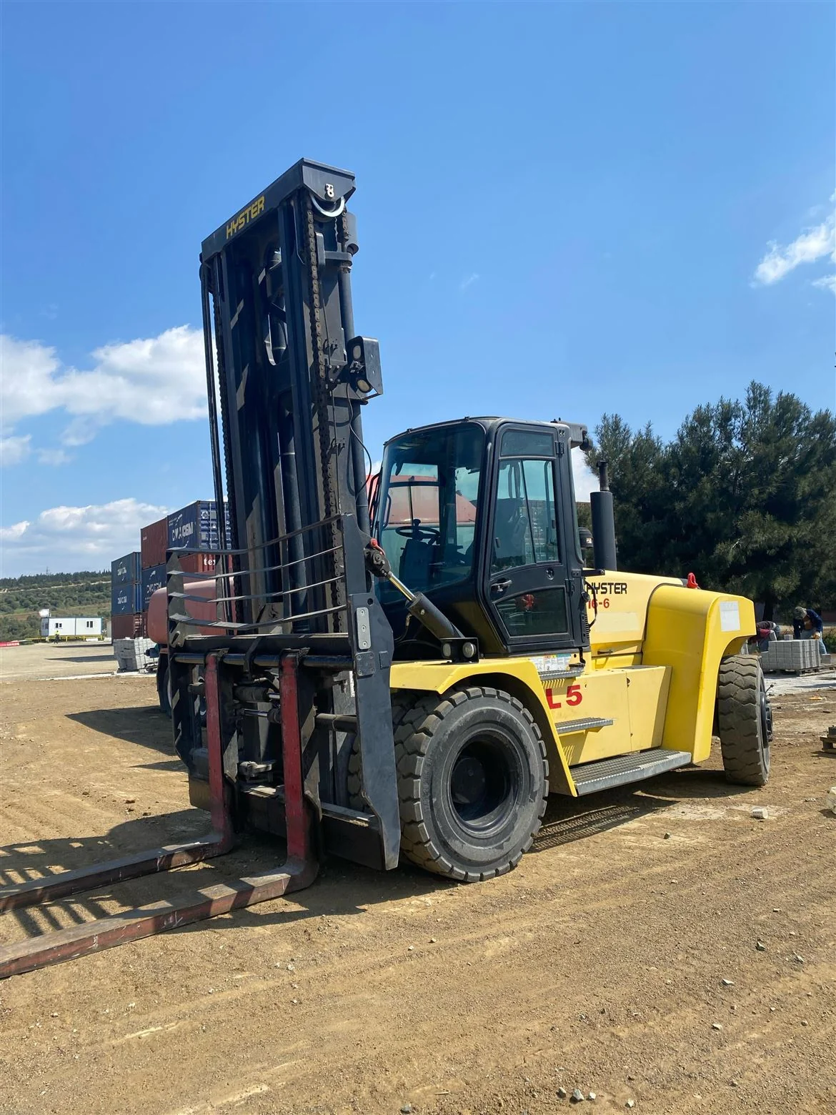 2019 MODEL HYSTER MARKA 16 TON STD 5.40M ASANSÖRLÜ DİZEL FORKLİFT