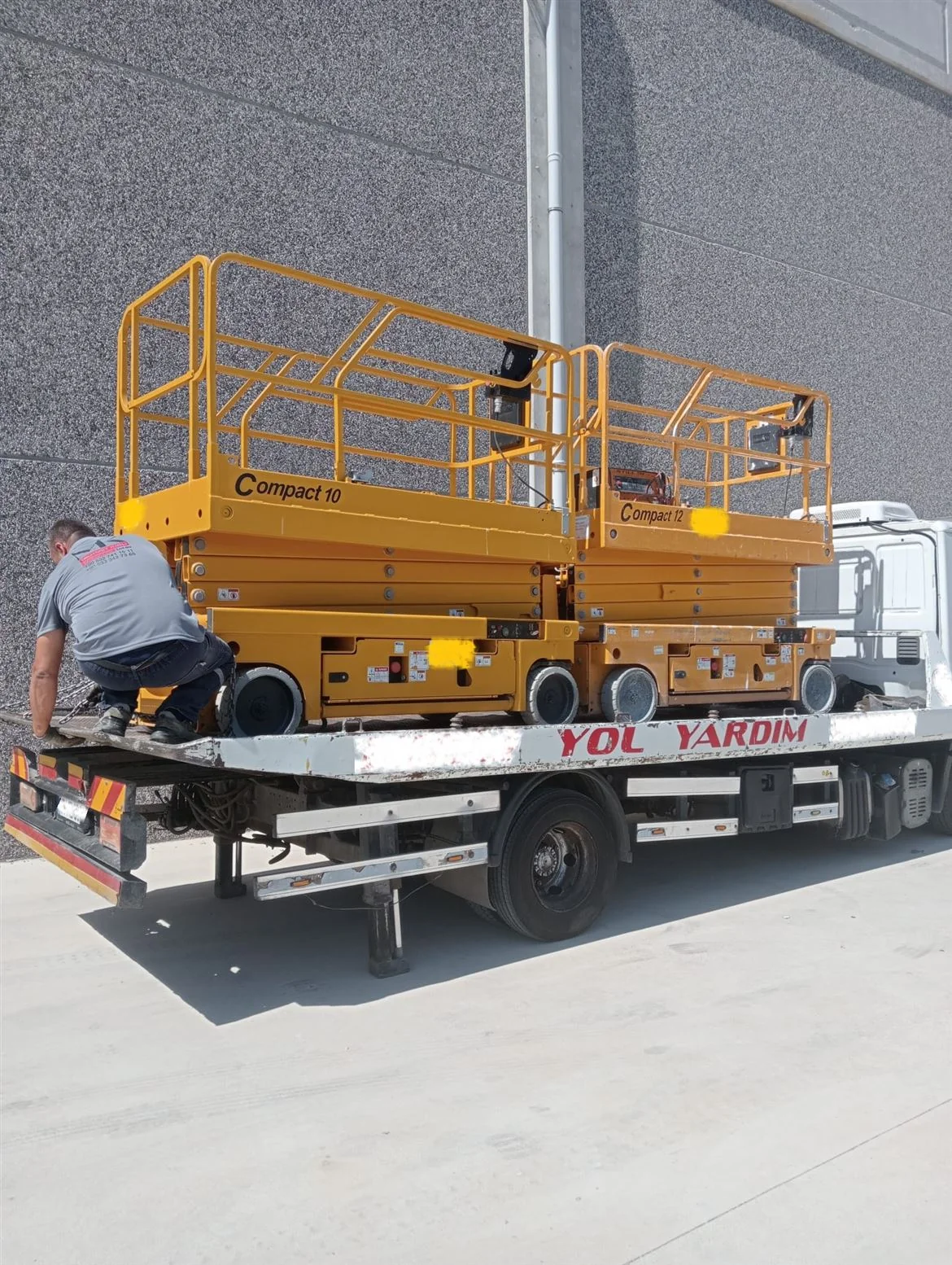 2018 MODEL HAULOTTE MARKA COMPACT 10 SERİSİ 10M ÇALIŞMA YÜKSEKLİĞİNDE AKÜLÜ MAKASLI PLATFORM