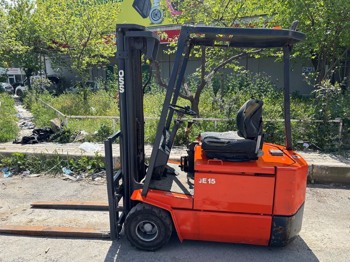 2001 MODEL BOSS MARKA 1.5 TON TPX 4.60M ASANSÖRLÜ AKÜLÜ FORKLİFT