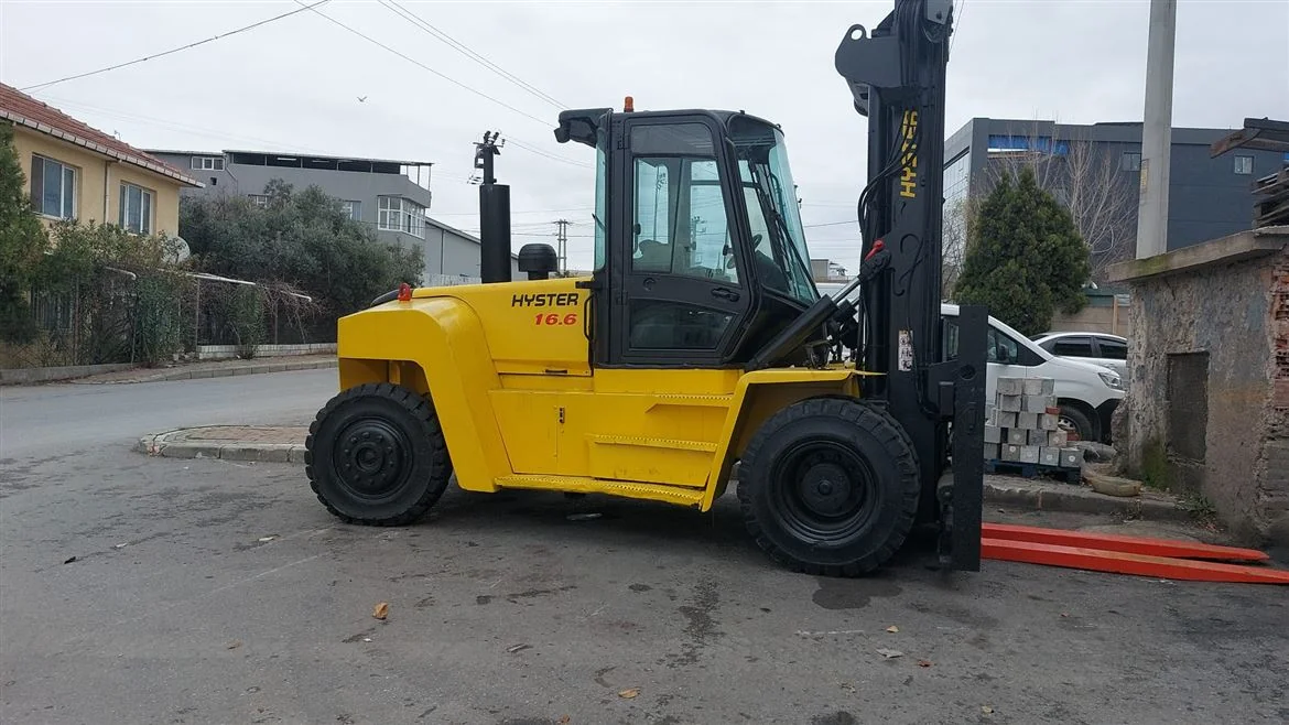 2013 MODEL HYSTER MARKA 16 TON STD 3.80M ASANSÖRLÜ AĞIR HİZMET TİPİ DİZEL FORKLİFT