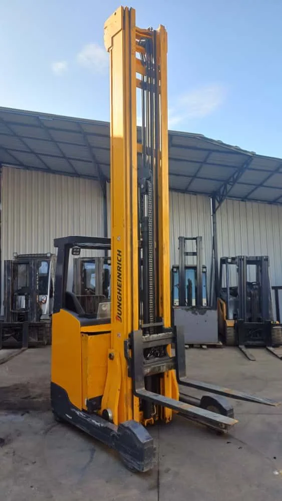 2017 MODEL JUNGHEİNRİCH MARKA ETV216 SERİSİ 1.6 TON TPX 9020 MM ASANSÖRLÜ REACH TRUCK DAR KORİDOR FO
