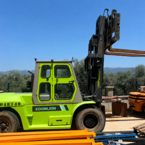 2021 MODEL ZOOMLİON MARKA 10 TON KAPASİTELİ CUMMİNS MOTOR TPX 4.50M ASANSÖRLÜ DİZEL FORKLİFT