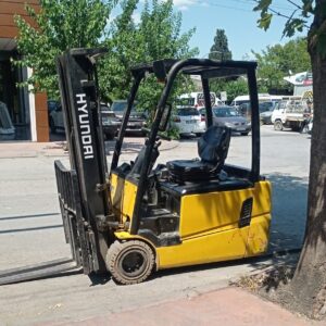 2014 MODEL HYUNDAİ MARKA 2 TON TAŞIMA KAPASİTELİ TPX 4.70M ASANSÖRLÜ AKÜLÜ FORKLİFT