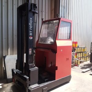 2016 MODEL BT REFLEX MARKA 1.6 TON TPX 5400 MM ASANSÖRLÜ SOĞUK HAVA KORUMALI KABİNLİ DAR KORİDOR FORKLİFT
