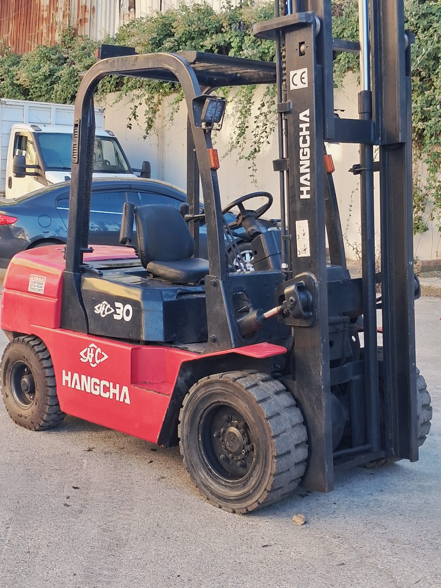 2015 MODEL HANGCHA MARKA 3 TON KAPASİTELİ EURO3 JAPON MİTSUBİSHİ S4S MOTOR TPX 4.5M ASANSÖRLÜ DİZEL FORKLİFT