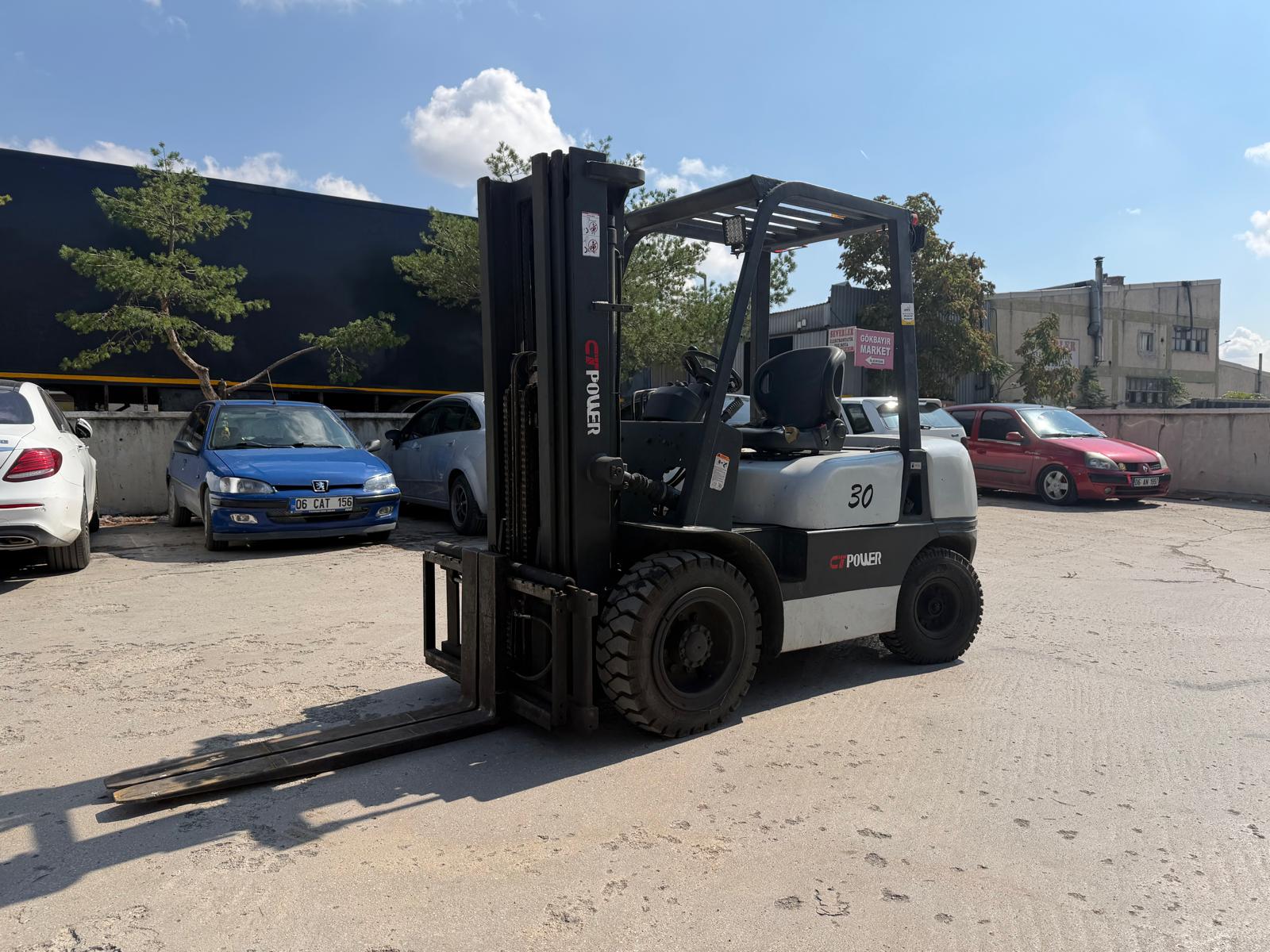 2012 MODEL CT POWER MARKA 3 TON KAPASİTELİ EURO3 JAPON YANMAR MOTOR TPX 4.80M ASANSÖRLÜ DİZEL FORKLİFT